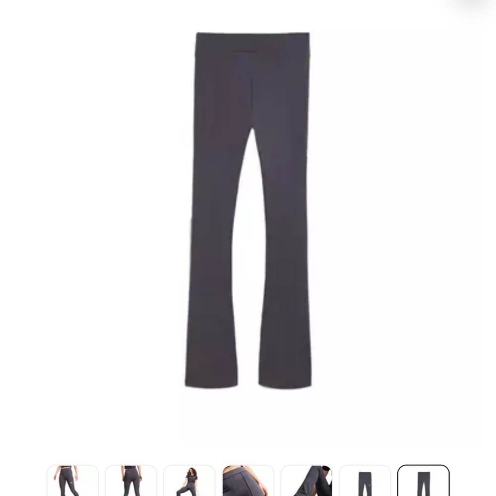 *****SOLD***** NWT PUMA Women's Classic Pintuck Flared Leggings-Grey - Picture 9 of 9